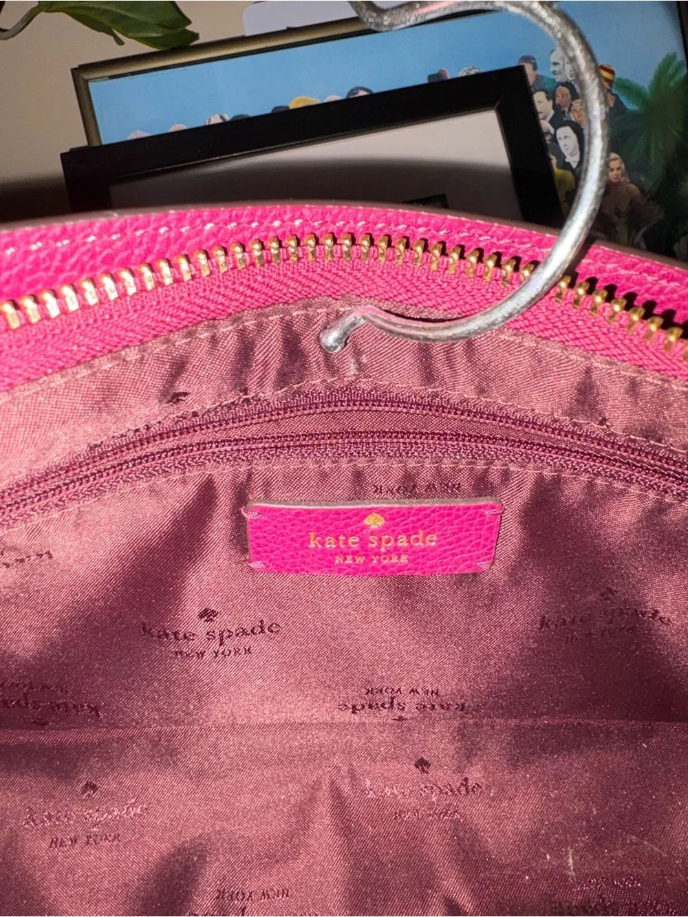 Kate Spade Kayla Shoulder Bag – Magenta Pink Leather